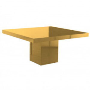 Gold Acrylic Dining Table