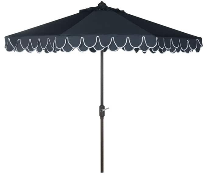 Elegant Valance Round Umbrella