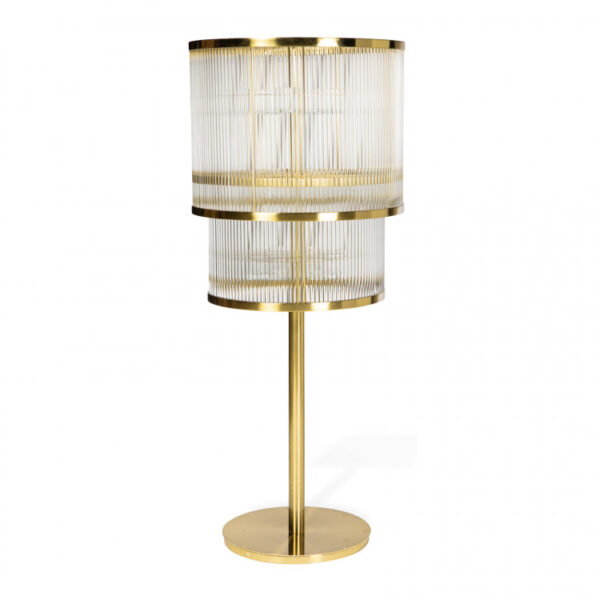Double Tier Glass Rod Shade