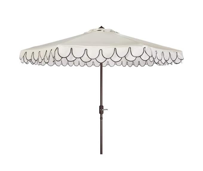 Elegant Valance Round Umbrella