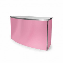 Curved Colored Mirrored Bar