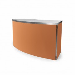 Curved Colored Mirrored Bar