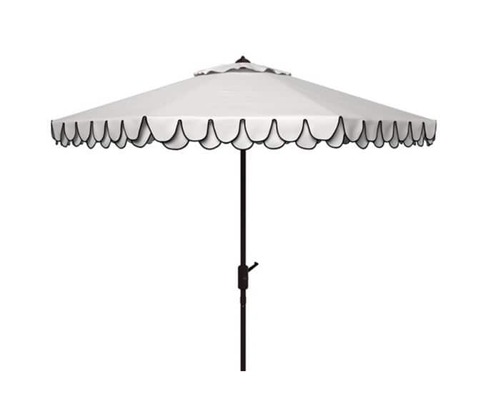 Elegant Valance Round Umbrella