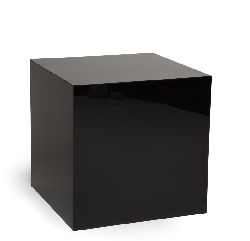 All Black Acrylic End Table