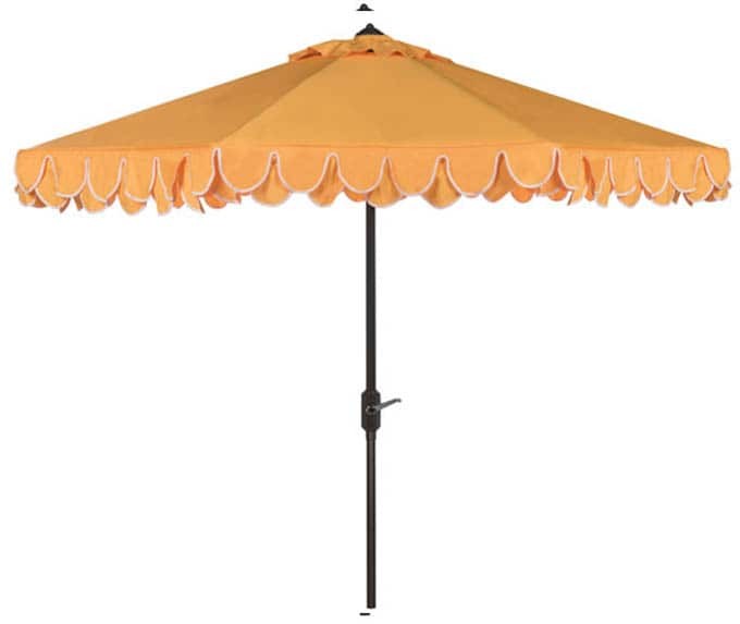 Elegant Valance Round Umbrella