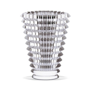 Crystal Cut Round Vase