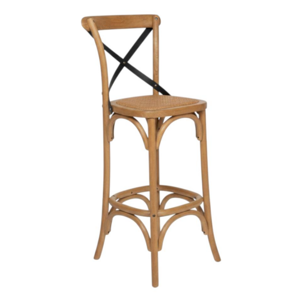 Cross Back Barstool